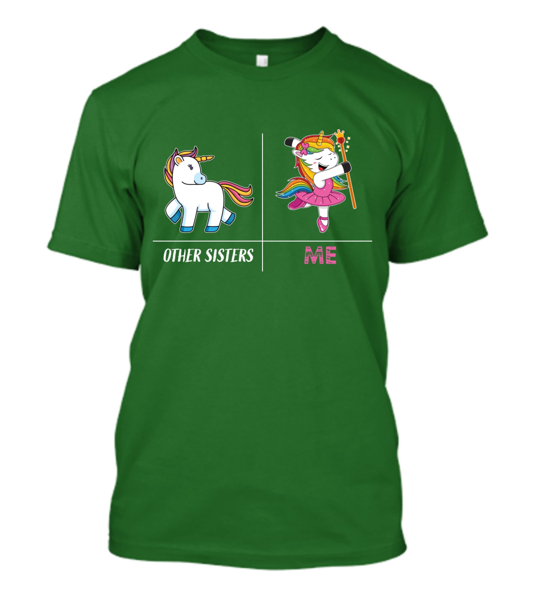 Other Sisters Me Cute Unicorn Ballerina T-Shirt