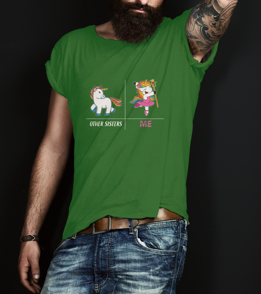 Other Sisters Me Cute Unicorn Ballerina T-Shirt