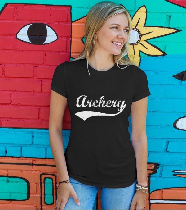 Archery Bow Script T-Shirt