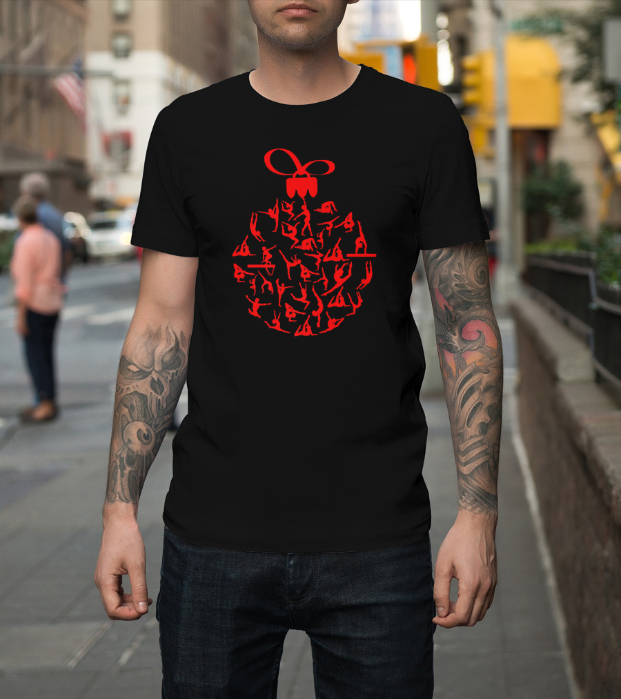 Gymnastics Coach Christmas Acrobatic T-Shirt
