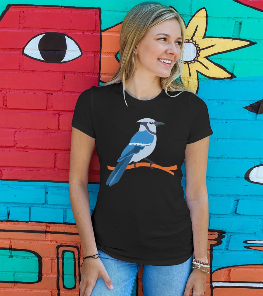Cool Blue Jay Awesome Bird T-Shirt