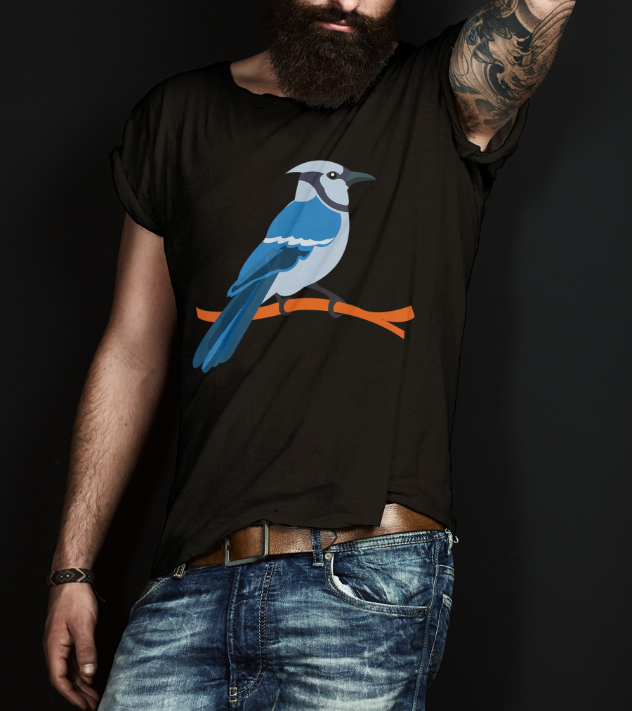 Cool Blue Jay Awesome Bird T-Shirt