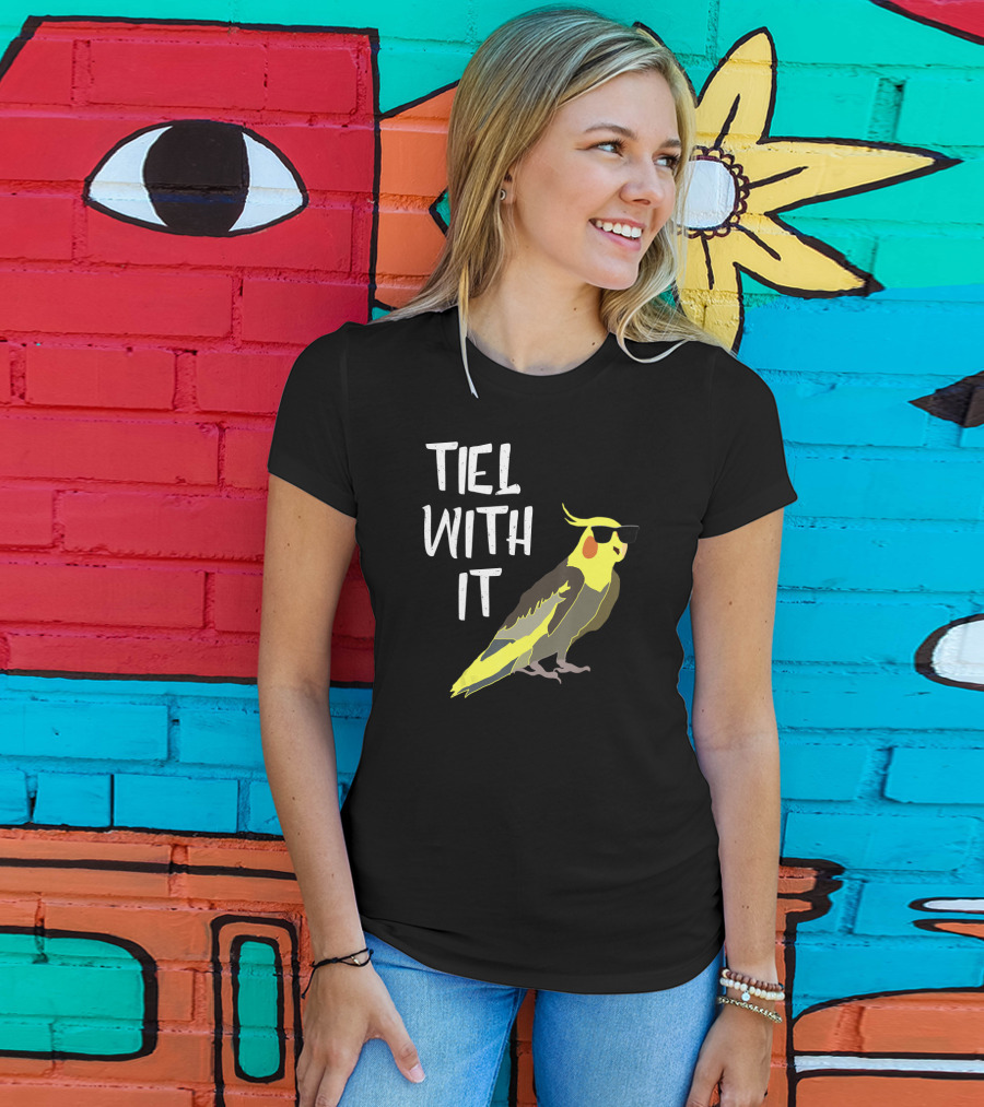 Tiel With It Cool Cockatiel Sunglasses Birds T-Shirt