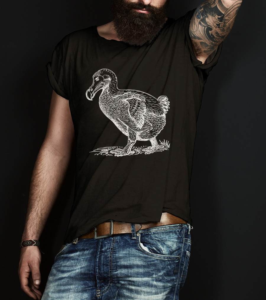 Cool Extinct Dodo Bird Fun Hipster T-Shirt