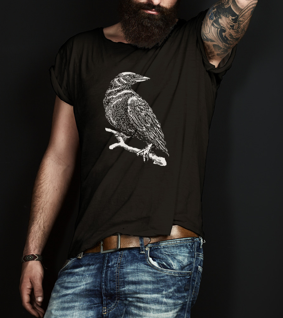 Crow Bird Birdwatching Nature T-Shirt