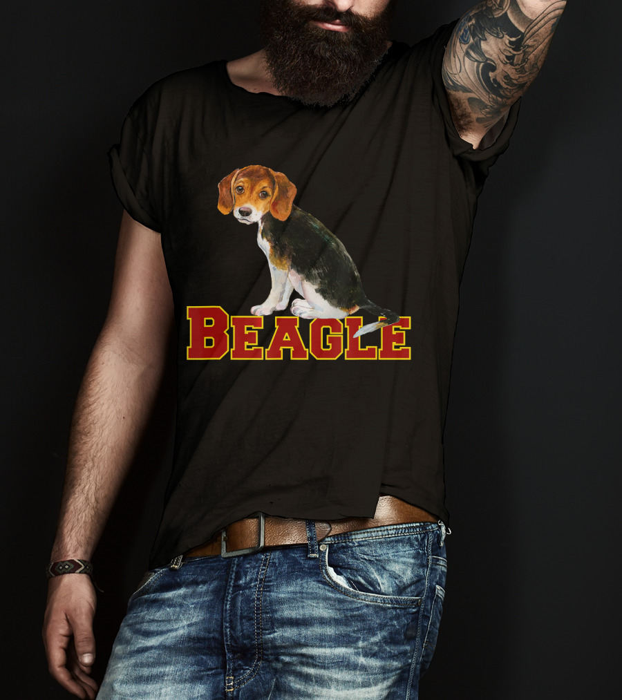 Beagle With Cute Puppy T-Shirt