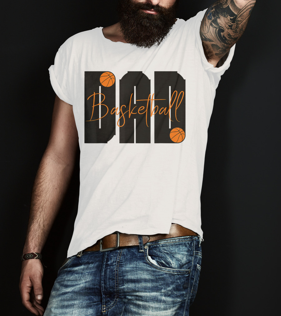 Dad Basketball Lover Father's Day Basketball T-Shirt