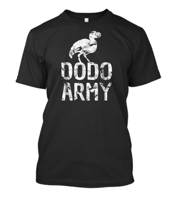Dodo Army Vintage Style Distressed Look T-Shirt