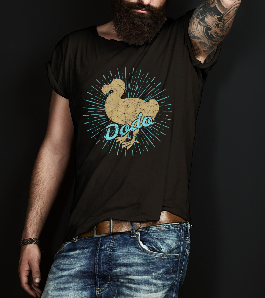 Dodo Bird Retro Vintage T-Shirt