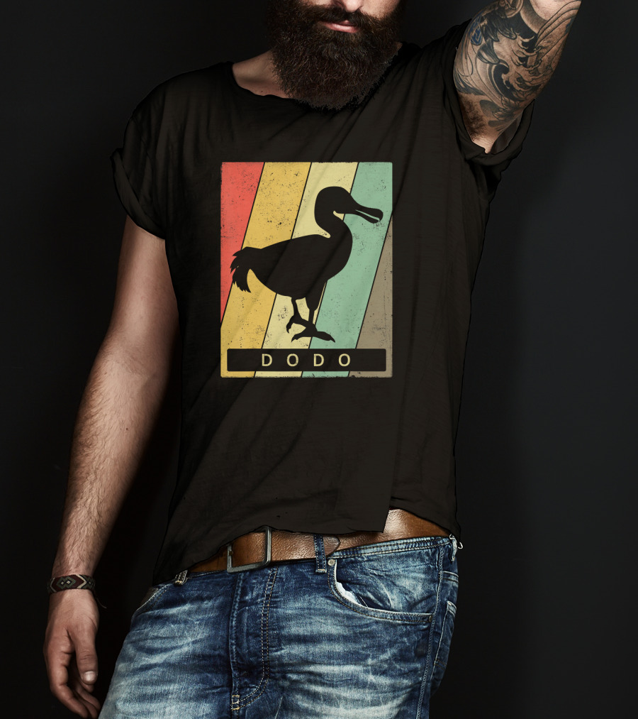 Dodo Bird Lover Vintage Dodo Retro Animal T-Shirt