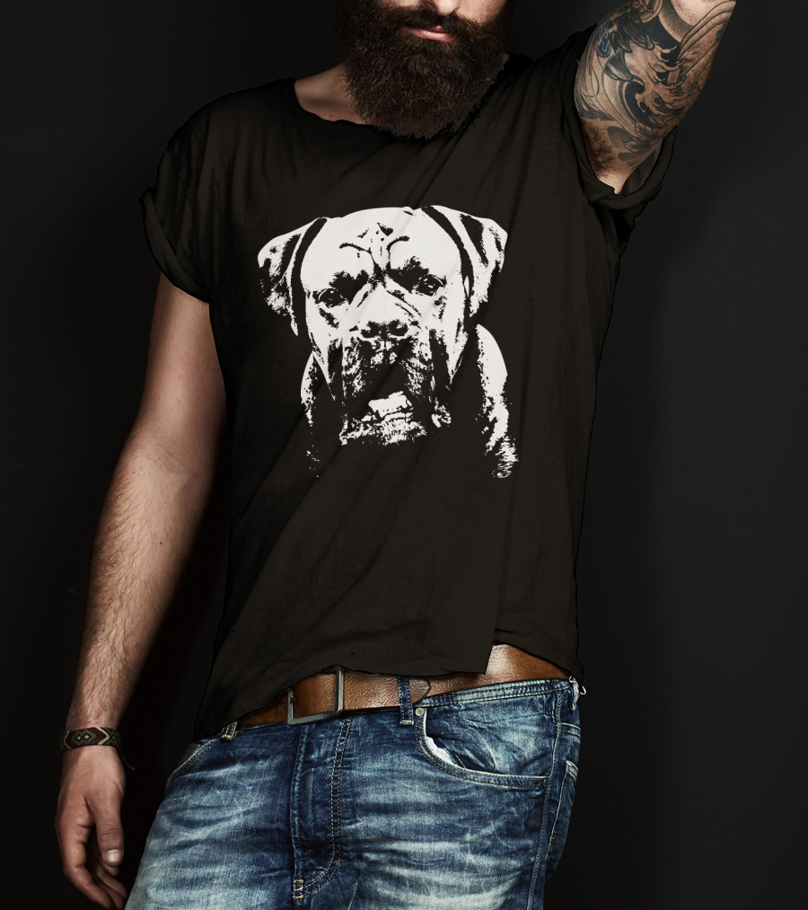 Dog Lovers Boxer Face T-Shirt