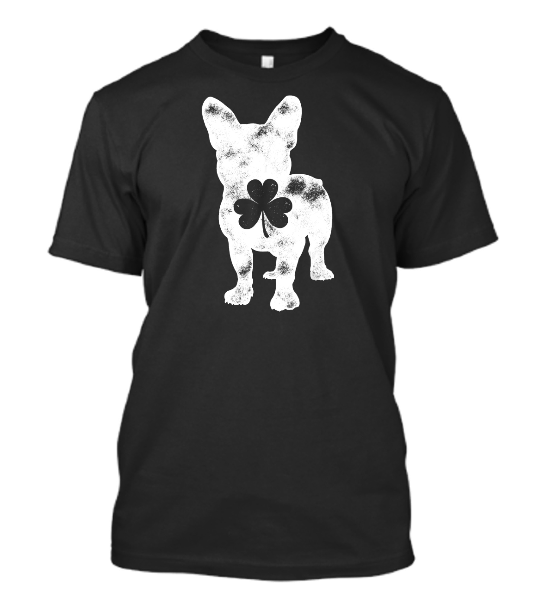 French Bulldog St Patricks Day Boys Men Dog Shamrock T-Shirt