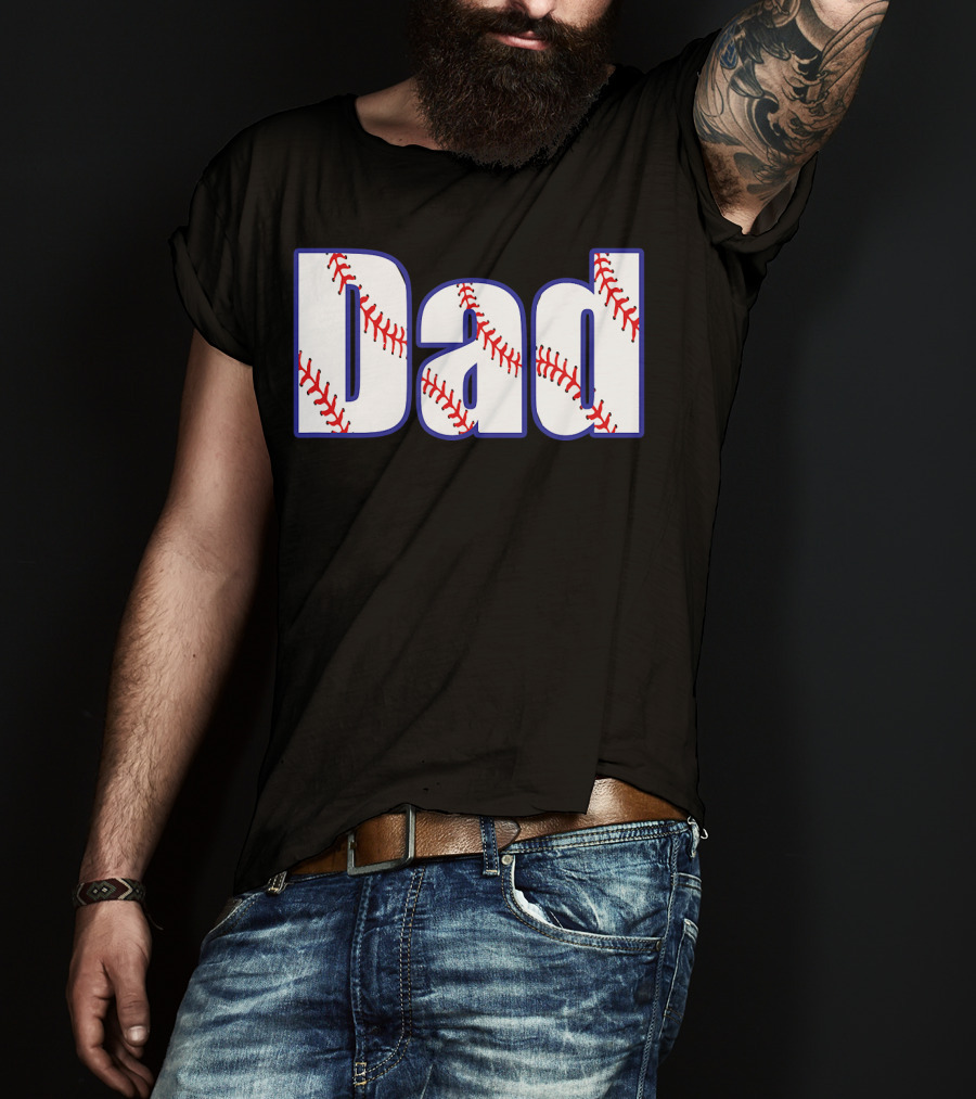 Dad Baseball Fun Father's Day Play T-Shirt