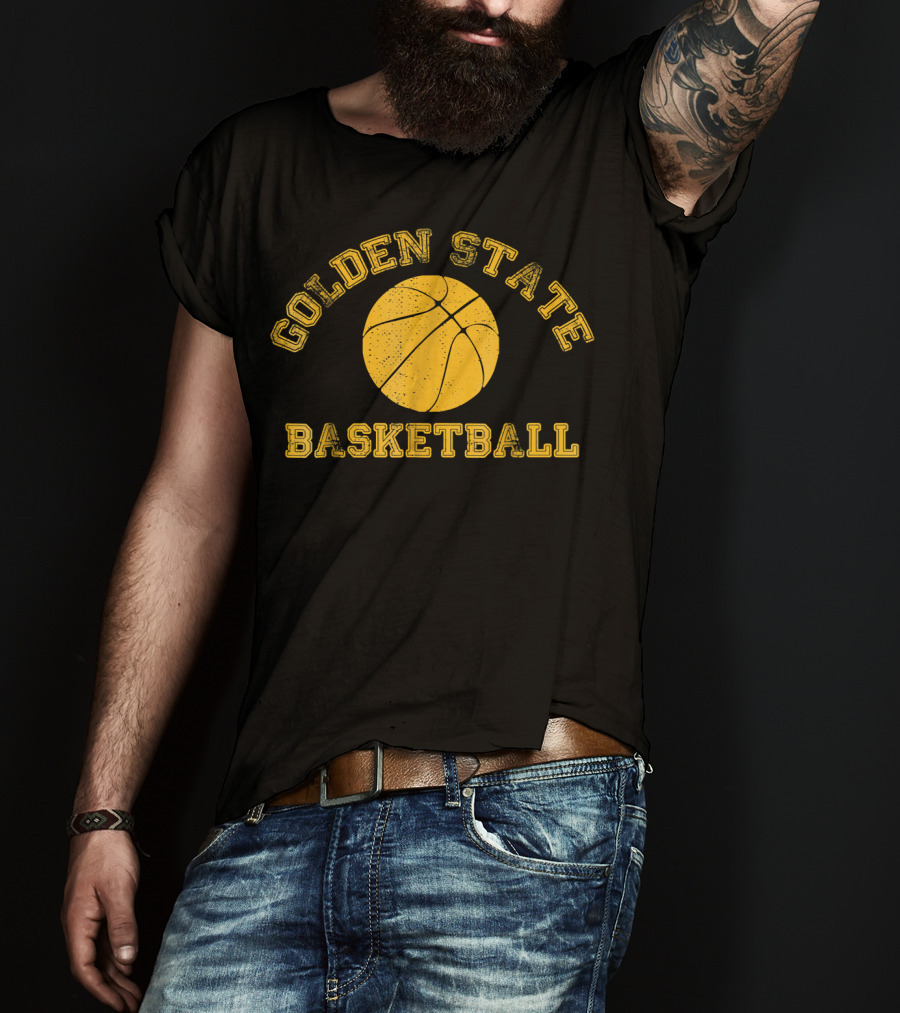 Golden State Distressed Basketball Team T-Shirt