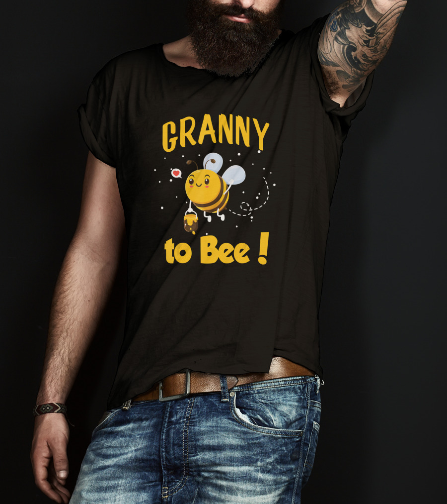 Granny To Bee Honeybee With Heart T-Shirt