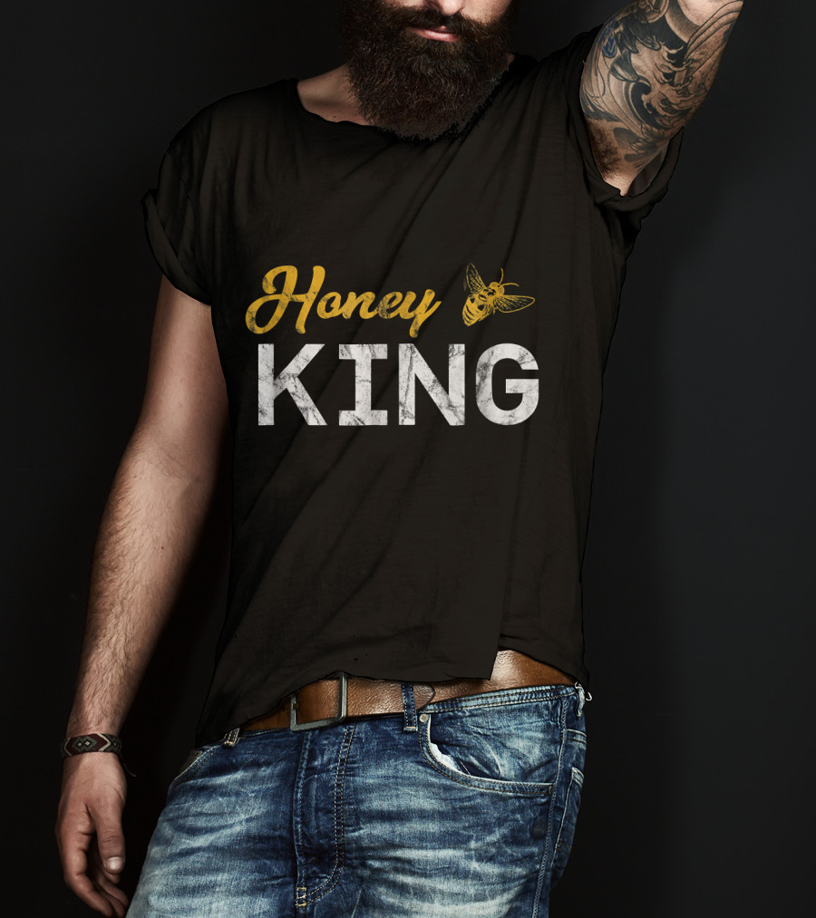 Honey King Bumble Bee Men's Funny T-Shirt