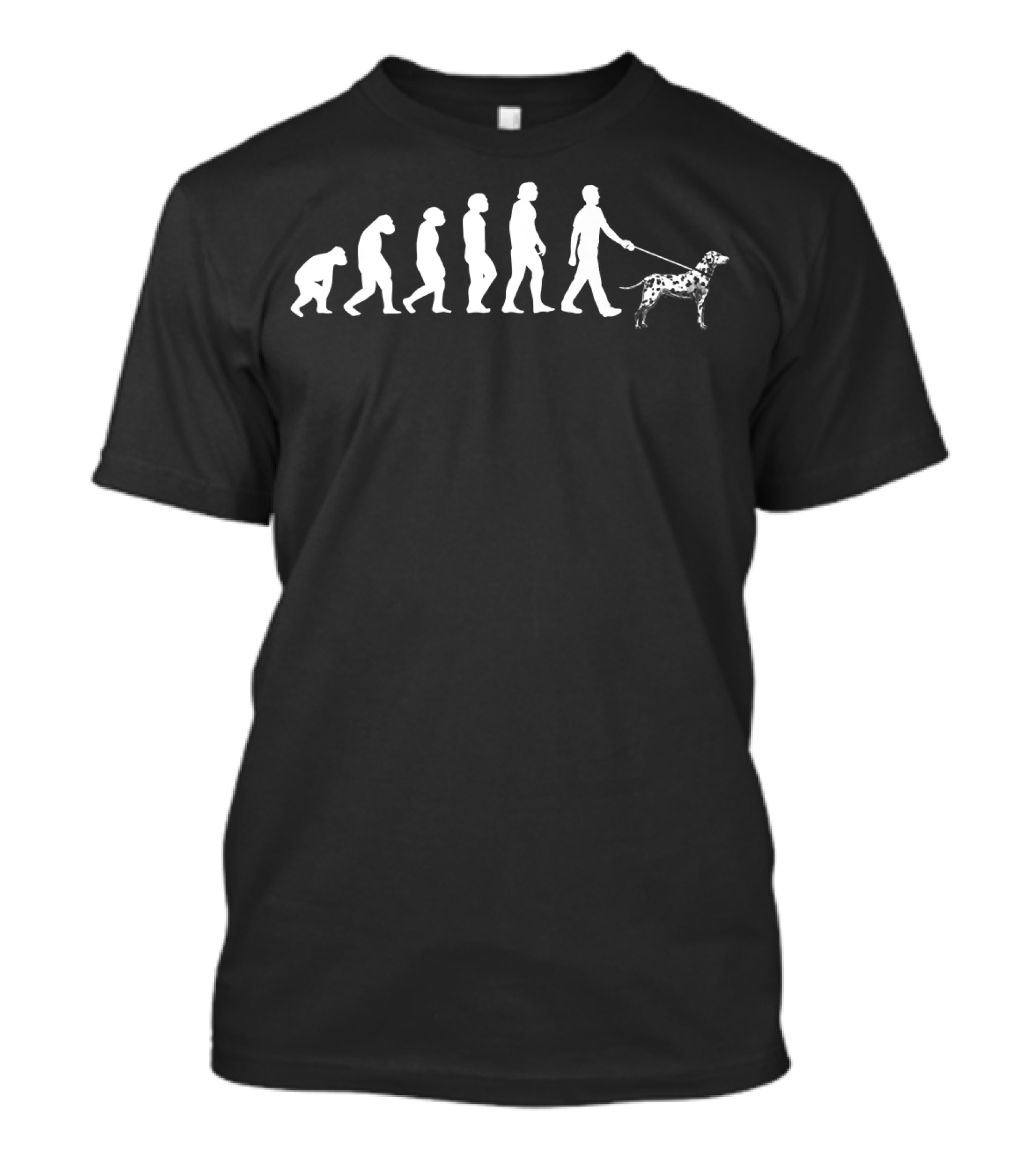 Dog Breeder Evolution With Pet Dogs On Leash T-Shirt