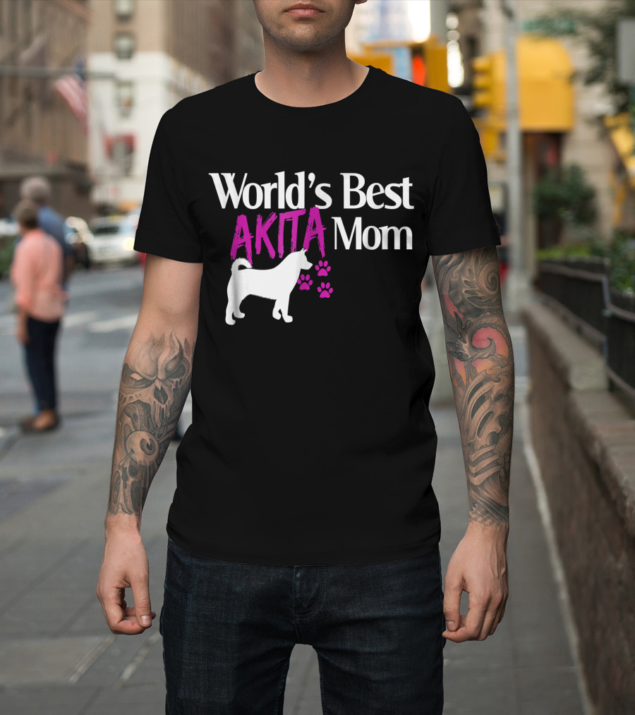 World's Best Akita Mom T-Shirt