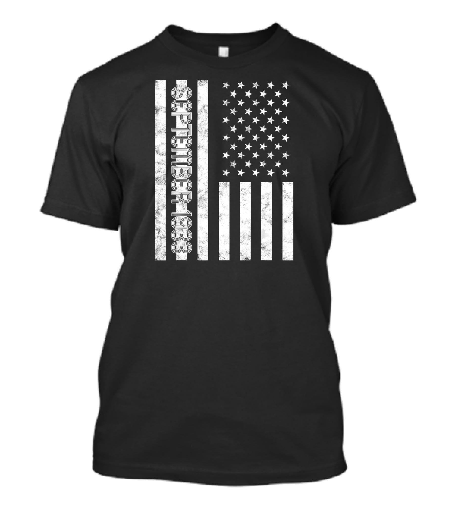 September 1933 American Flag Birthday T-Shirt