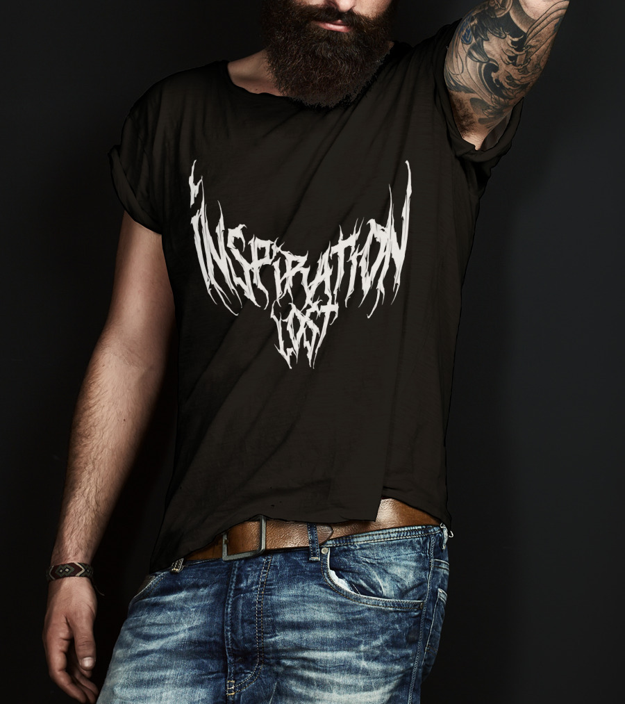 Inspiration Lost Big White Logo Swe T-Shirt