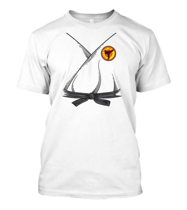 Karate Black Belt Costume Funny Taekwondo Black Belt T-Shirt
