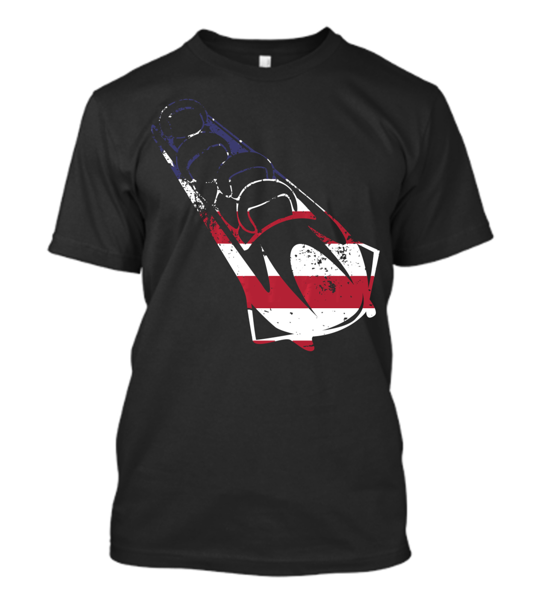 USA American Flag Bobsledding Team Patriot Sports T-Shirt