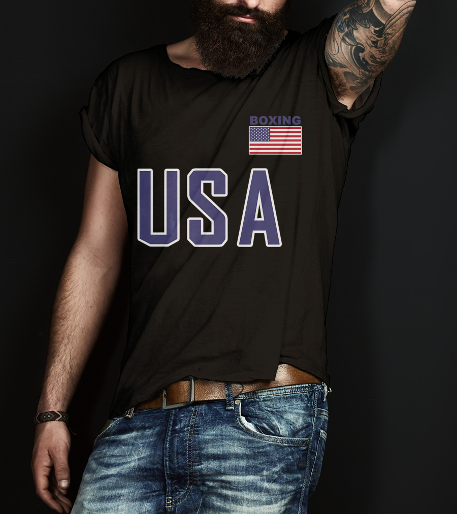 USA Boxing Flag Equipment T-Shirt