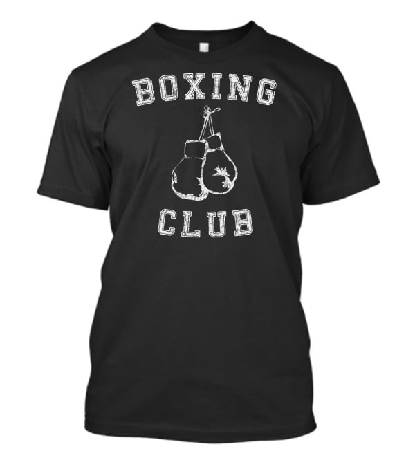 Boxing Club Vintage Distressed Gloves T-Shirt
