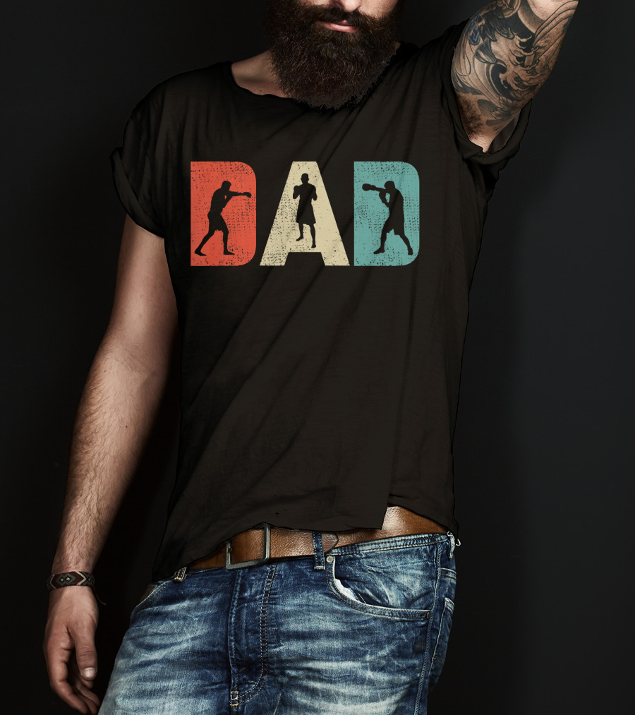 Boxing Dad Vintage T-Shirt