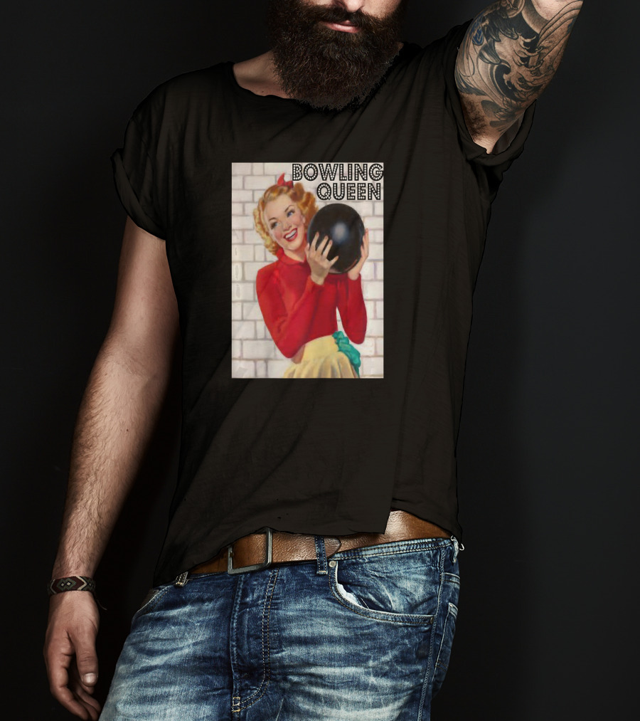 Bowling Queen Vintage Retro Style Women's T-Shirt