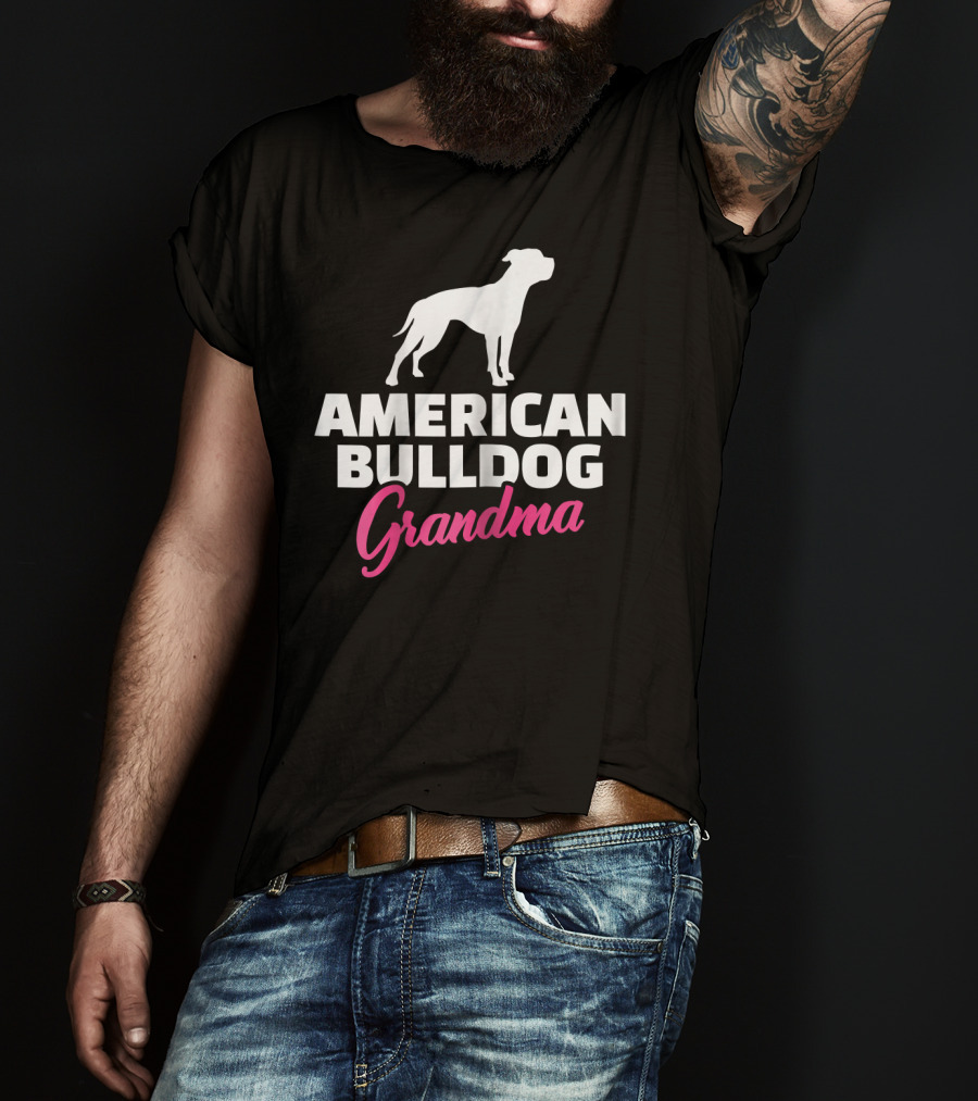 American Bulldog Grandma T-Shirt