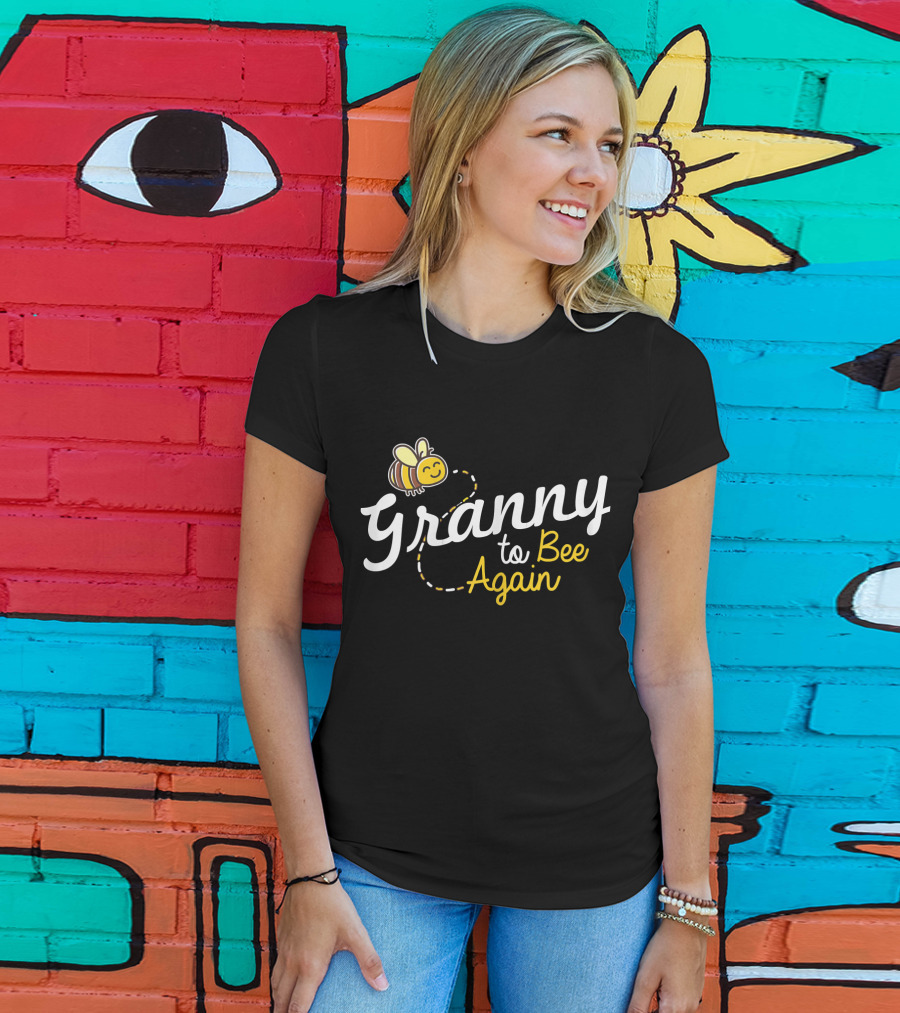 Granny To Bee Again With Cute Bee Icon T-Shirt