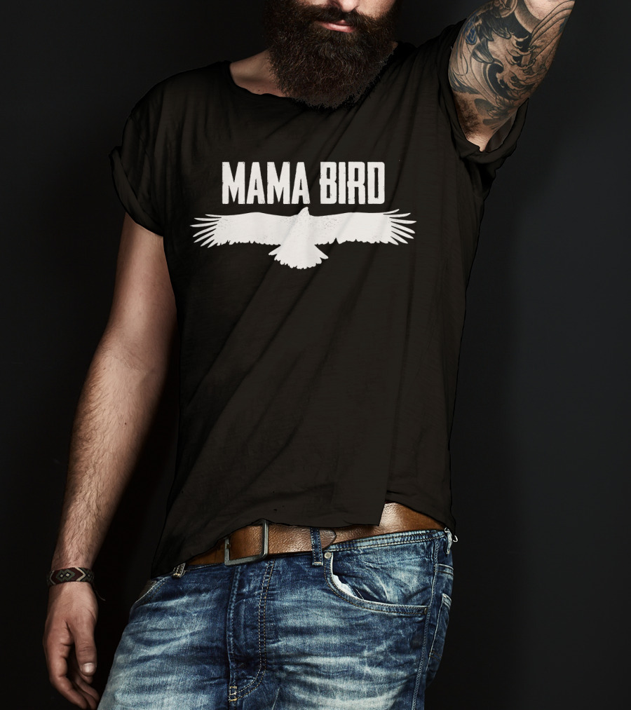 MAMA BIRD Soaring Graphic Majestic Wingspread T-Shirt