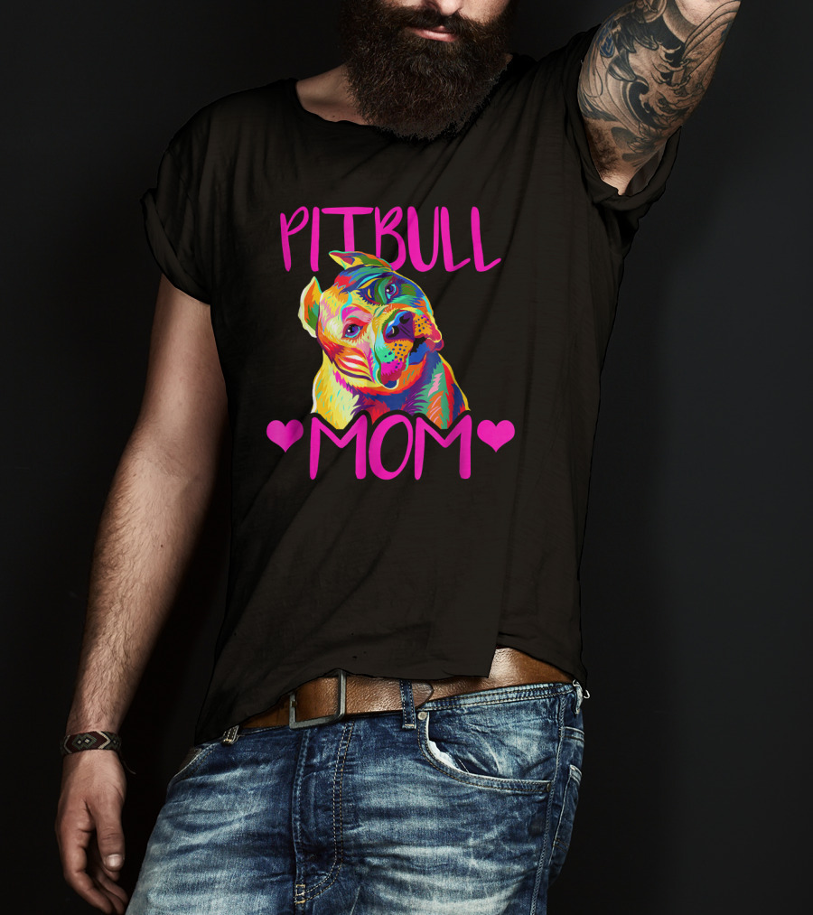 PITBULL MOM T-Shirt