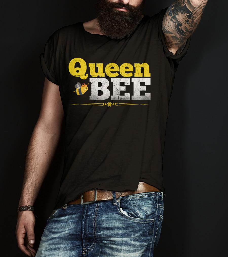 Queen Bee With Crown Boss Lady T-Shirt