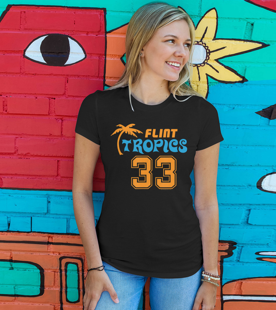 Flint Tropics 33 Semi Pro Jersey T-Shirt