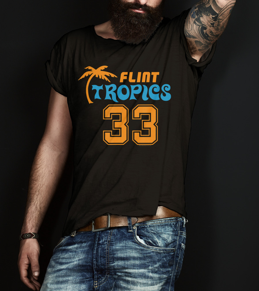 Flint Tropics 33 Semi Pro Jersey T-Shirt