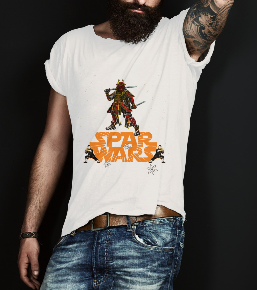 Spar Wars Samurai Kick Boxing Taekwondo MMA T-Shirt