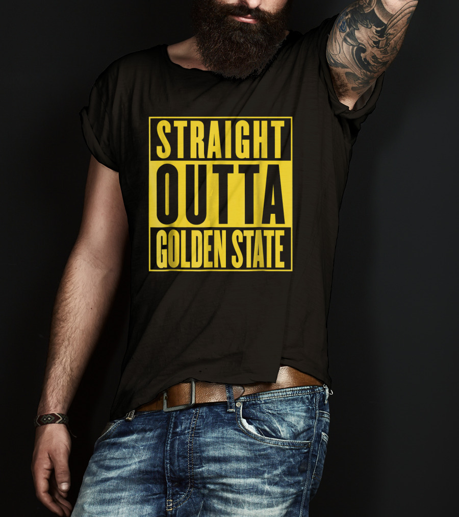 Straight Outta Golden State Basketball T-Shirt