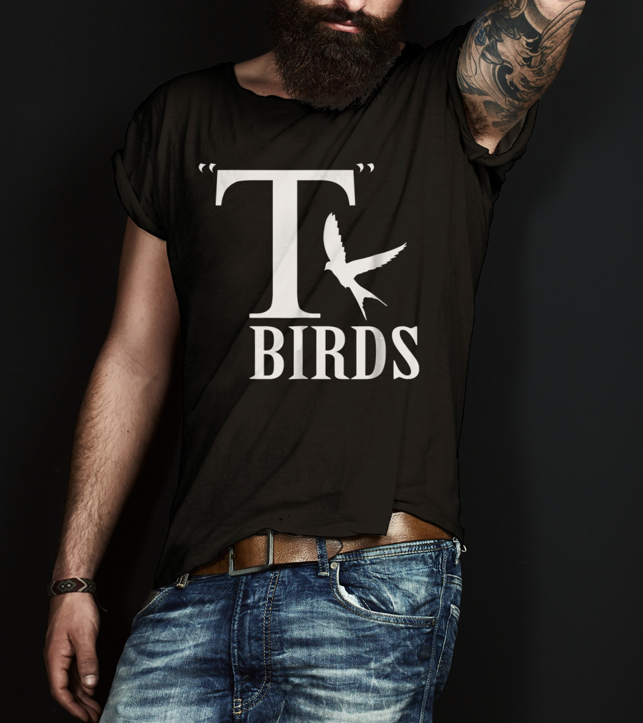 T Birds Flying Graphic Movie Themed T-Shirt