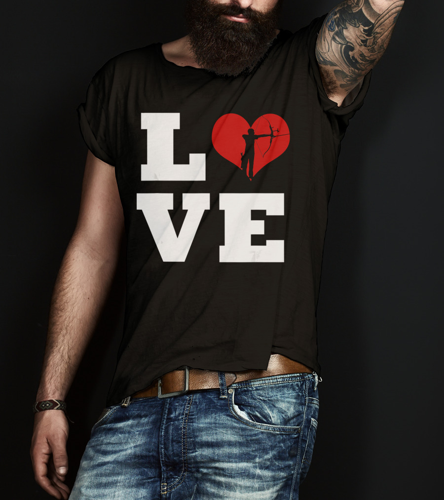 LOVE Archery Heart T-Shirt