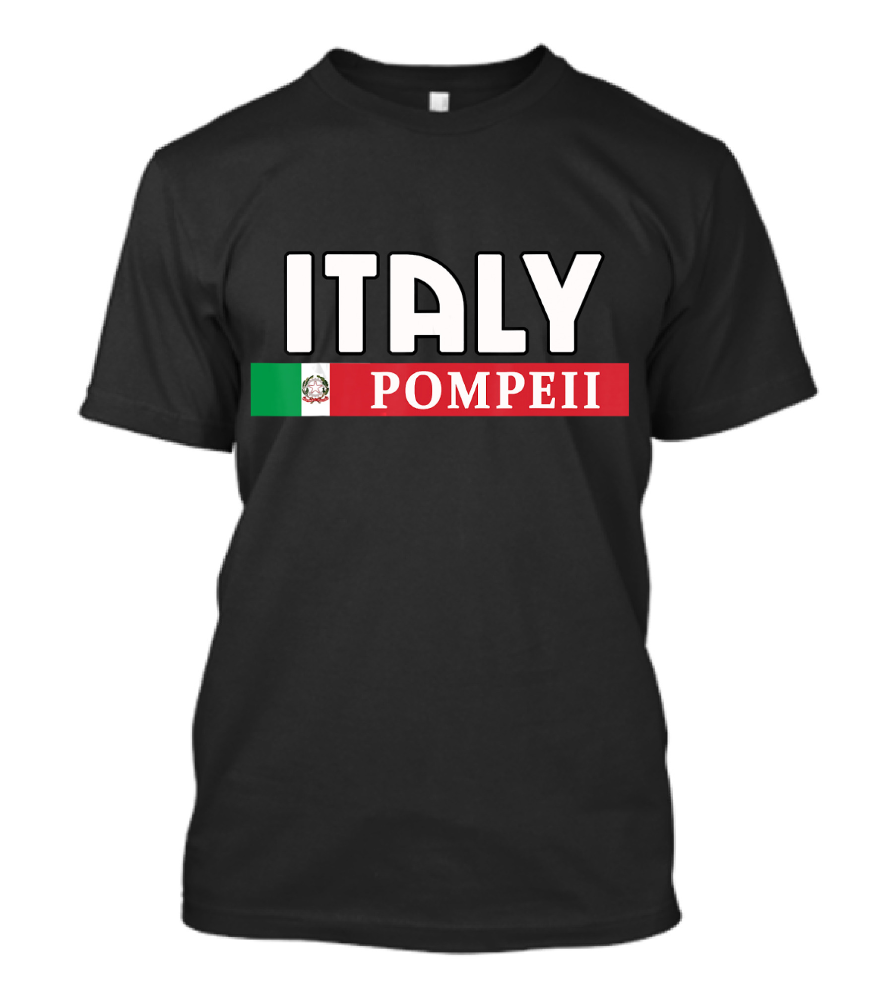 Italy Pompeii Mexican Flag T-Shirt