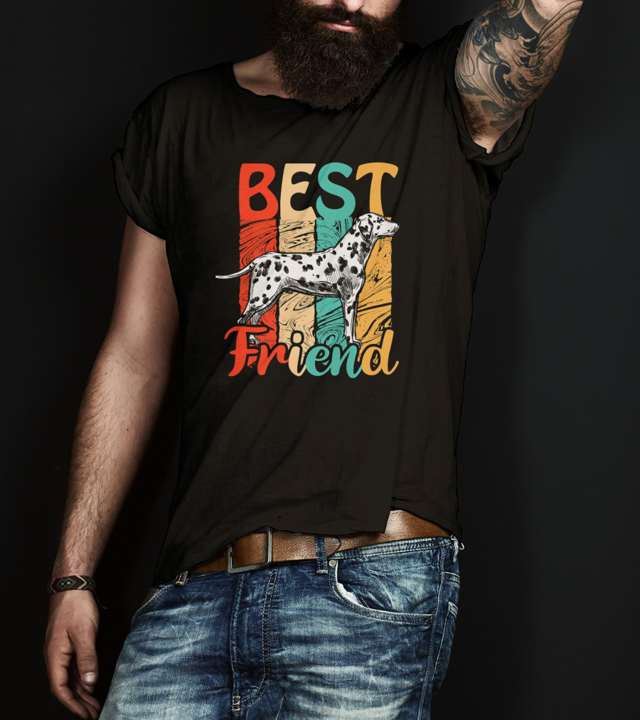 Best Friend Animal Dog Lover Dalmatian T-Shirt