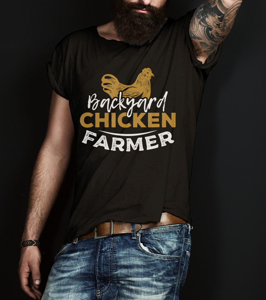 Backyard Chicken Farmer Rustic Hen Enthusiast T-Shirt