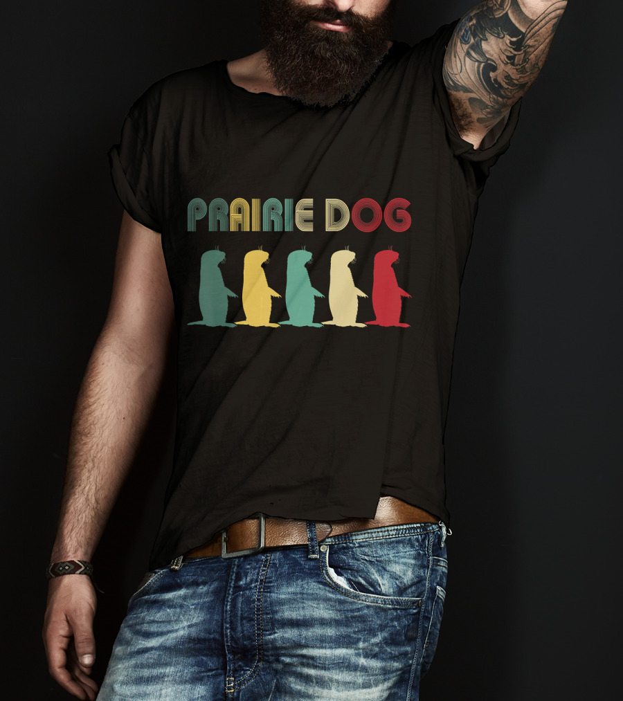 Vintage Prairie Dog Retro T-Shirt
