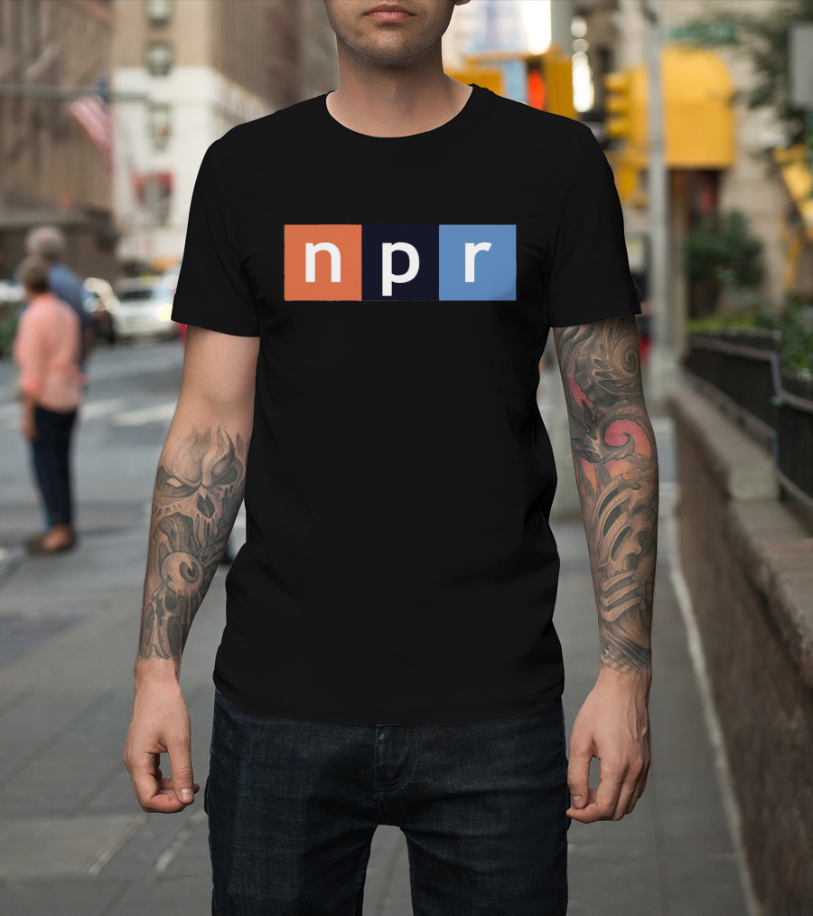Npr Logo Block Lettering T-Shirt
