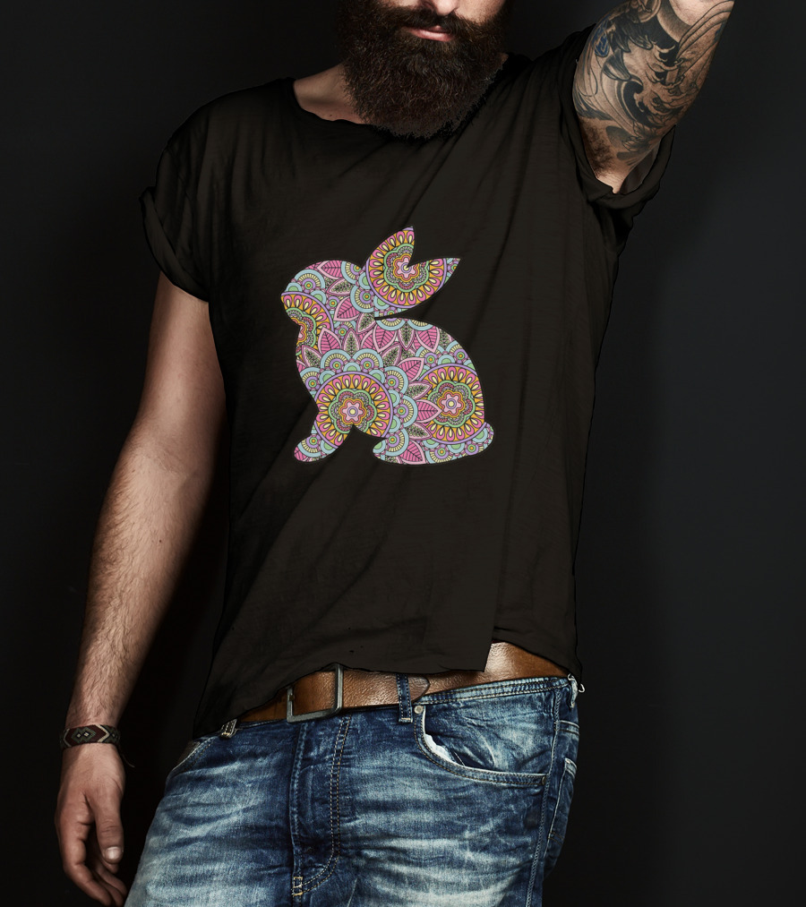 Easter Bunny Floral T-Shirt