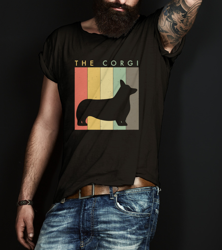 The Corgi Retro Vintage Dog T-Shirt