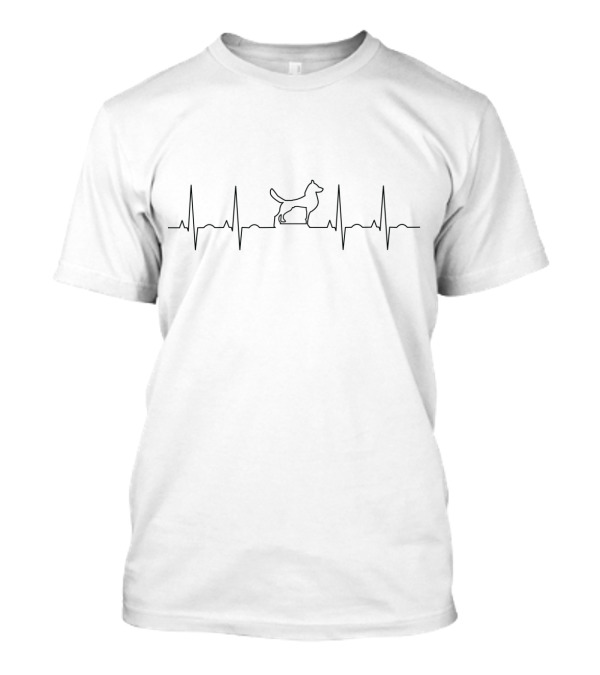 Dog Heartbeat EKG Line T-Shirt