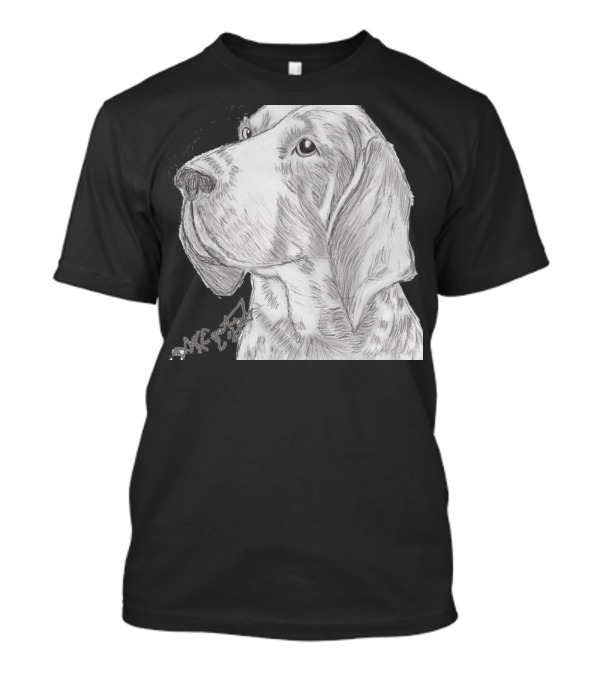 TN Dog Sketch With Signature T-Shirt